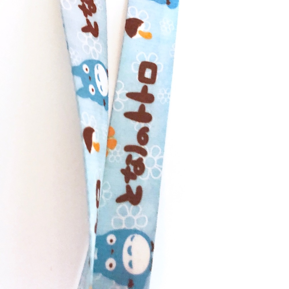 New Totoro baby blue lanyard keychain 👀